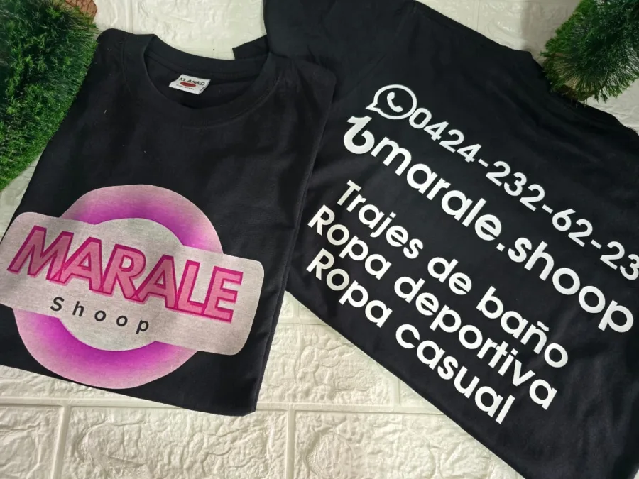 Camisas con estampado DTF textil