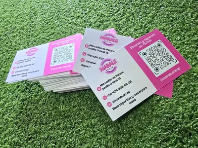 Tarjetas de presentación 9 x 5 cm